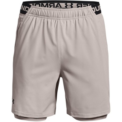 Under Armour Mens Vnsh Wn 2in1 St Sports Training Fitness Gym Performance Shorts
