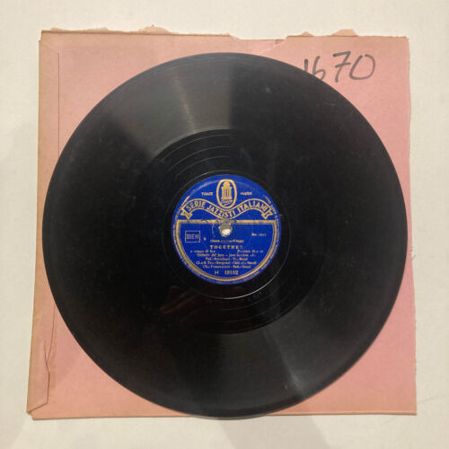 ITALIAN JAZZ ~ MARIO BERTOLAZZI RARE ~ 78 rpm ~ HEAR ~ X 1670