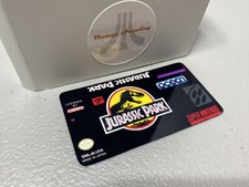 Jurassic Park SNES Super Nintendo Replacement Game Label