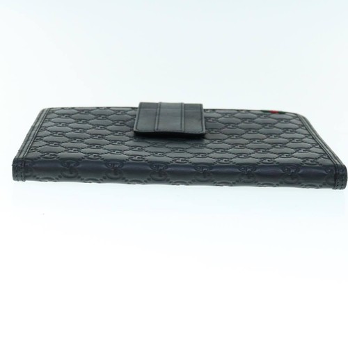 GUCCI GG Canvas Guccissima Web Sherry Line iPad Case Black Red 283782 Auth 64323 - 第 4/18 張圖片