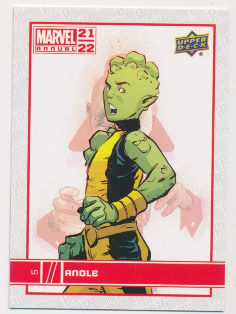 5 ANOLE 2021-22 2022 Upper Deck Marvel Annual X-MEN NEW MUTANTS | eBay