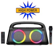 Boytone BT-61K, Bluetooth Speaker Karaoke Machine with VHF Wireless Mic