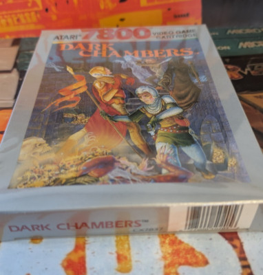 Dark Chambers (ATARI 1987) 7800 VCS (Modul, Manual, Box) works CIB NEW NEU 8-bit