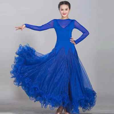 Ballroom Dance Dresses Lady's High Quality Dancing Skirt Ballroom