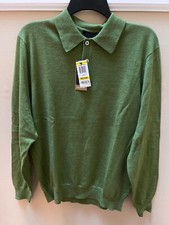 Club Room Clubroom 100 Merino Wool No Blend Full Sleeve Collar Sweater w/Tags