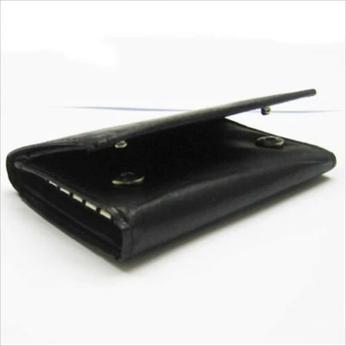 Genuine Leather Keychain Key Holder Men's Wallet Card Holder ID Cash Holder - 第 14/21 張圖片