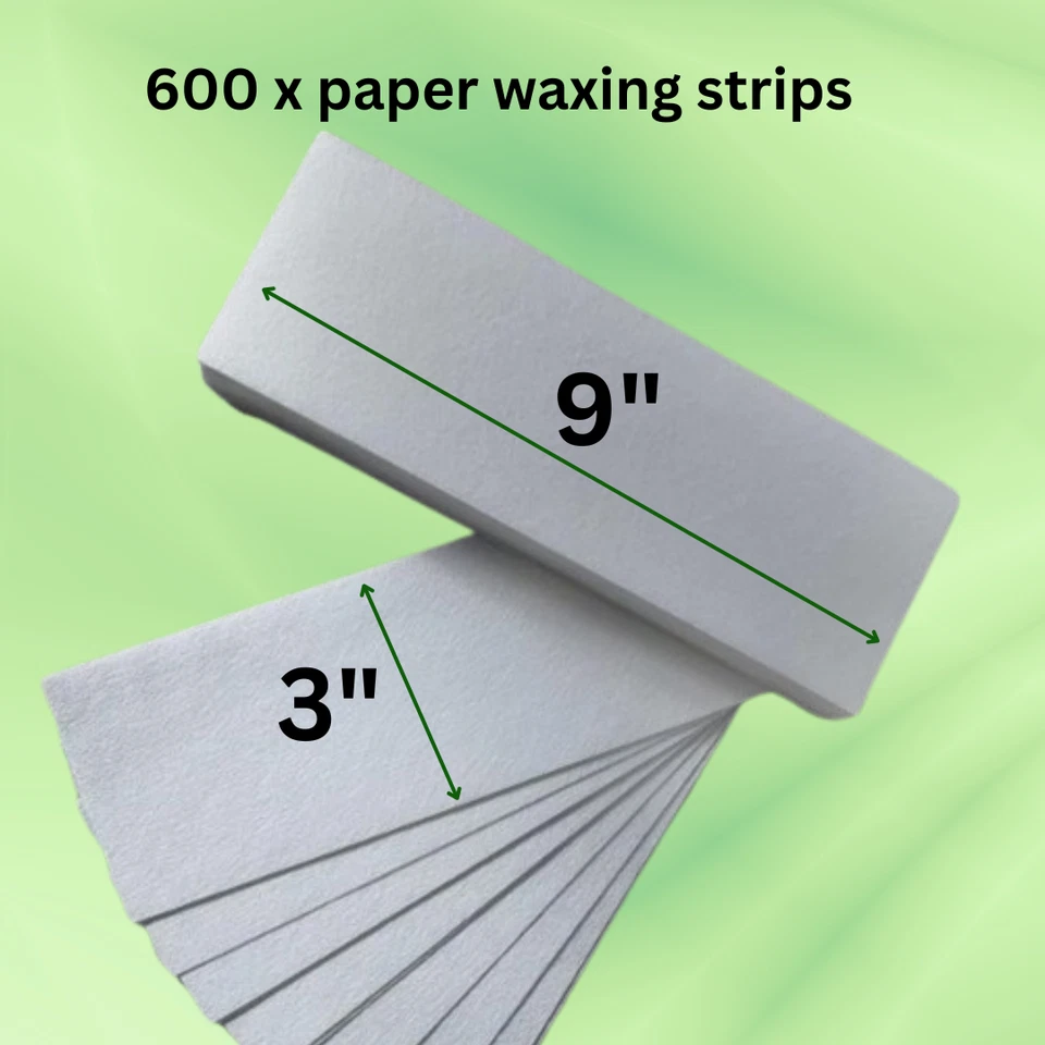 3" x 600 Paper non woven epilating waxing strips body legs professional salon - Image 3 of 4