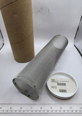 Andron 5000060 3''x10.87'', 20/016 316L SS Overscreen Sanitary Strainer, 0626G