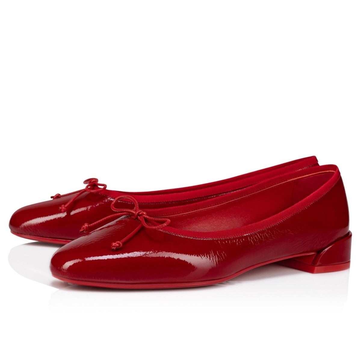 Christian Louboutin Sweetie Jane Flat Loubi Red Patent Vog 