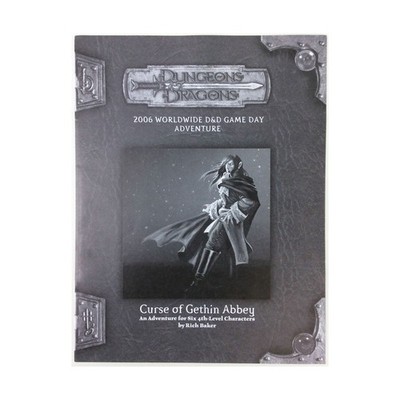WotC D&D 3rd Ed  Curse of Gethin Abbey (2006 Worldwide Game Day) - Module O NM