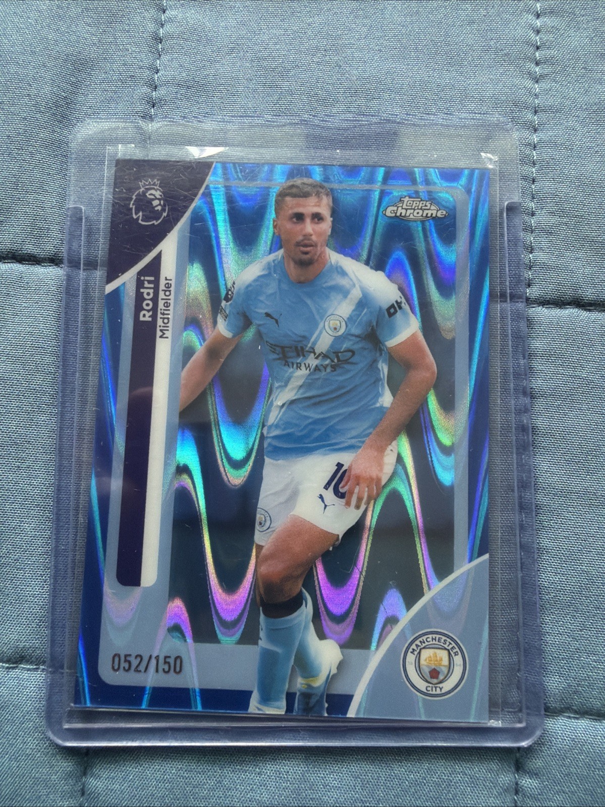 2025-26 Topps Chrome Premier League - Rodri #127 RayWave Refractor /150