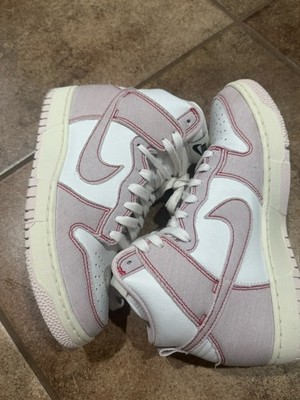 Nike Dunk HIgh 1985 Size 6.5 Barely Rose Denim Pink Summit  display picture 2