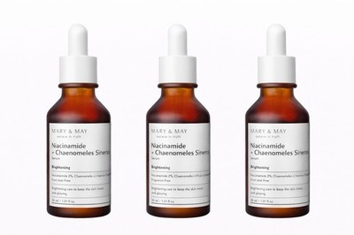 Mary & May Niacinamide Serum 3 Pack Brightening Korean Skincare Glow Serum