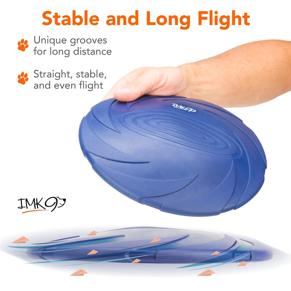 Frisbee Dog Toy - Soft Rubber Dog Frisbee for Large Dogs – Frizbee for Aggres... - Image 4 of 4