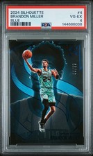 2024 PANINI SILHOUETTE BLUE #4 BRANDON MILLER 44/99 PSA 4