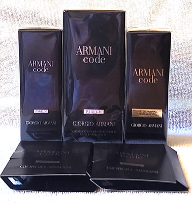 **Giorgio Armani ARMANI CODE PARFUM 2.5 oz/75 ml NIB Sealed**