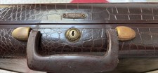 Vintage Samsonite Faux Alligator Briefcase In...