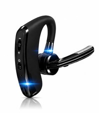 Trucker Wireless Headset Bluetooth 5.1 Earpiece Dual Mic Earbud Noise Cancelling