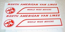Structo North American Van Lines Sticker Pair ST-066