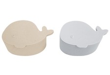 Filibabba Wal-Snackboxen Perlblau 2er Pack | ...