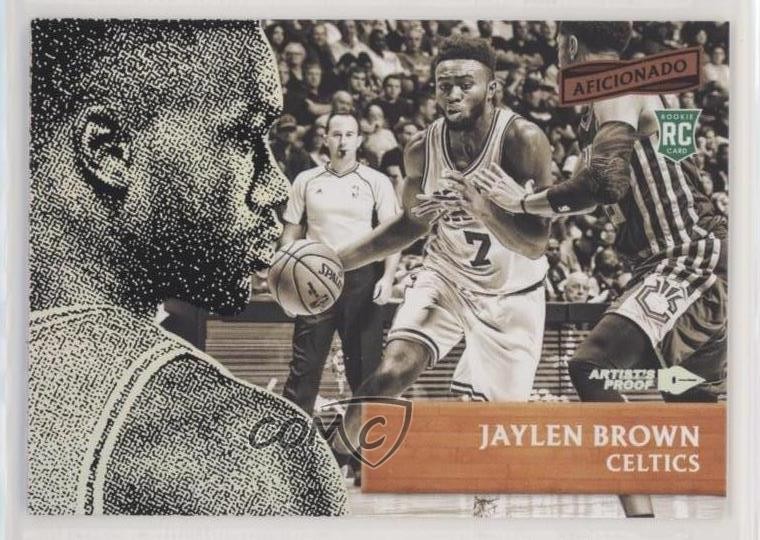 2016-17 Panini Aficionado Artist's Proof Jaylen Brown #45 Rookie RC 18gb