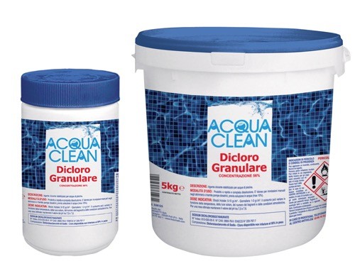 Acqua Clean Dicloro 25kg | Cloro per Piscina Facile da Usare e Sicuro