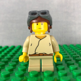 LEGO Star Wars Minifigure Lot Young Anakin Skywalker Old Obi-Wan Kenobi with acc