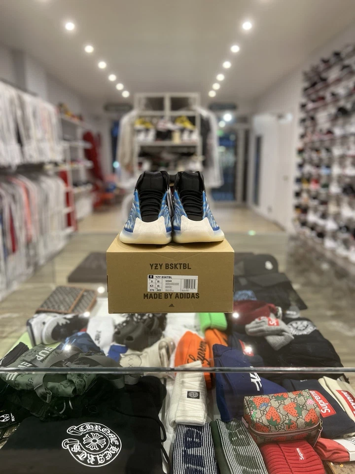 adidas Yeezy QNTM BSKTBL Frozen Blue Size: 9 — 第 3/4 张图片