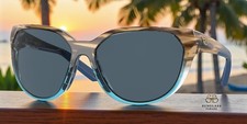 COSTA 6S9110 911006 Mayfly Wahoo Gray 58mm Women's Polarized Sunglasses 580P
