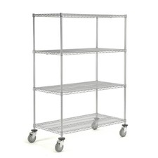 Nexel Wire Shelf Truck 48 x 24 x 69 1200 Pound Capacity