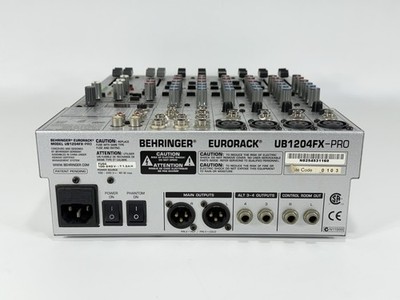 Behringer Eurorack Ub1204fx-pro 12 Channel Mixer for sale online