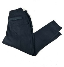 Nike Mens Joggers Sweatpants Sz Medium Tapered Fit Black Drawstring