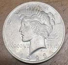 1923 SILVER PEACE DOLLAR! 90% SILVER! UNCIRCULATED Bullion