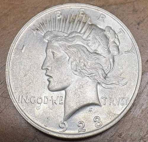 1923 SILVER PEACE DOLLAR! 90% SILVER! UNCIRCULATED Bullion