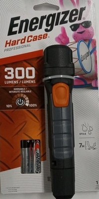 Energizer Hard Case Professional 300 Lumen LED Flashlight TUF2AAPE