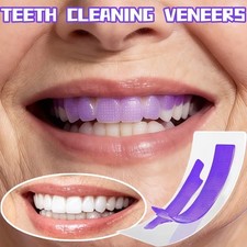 NEW Purple Teeth Whitening Strips   Peroxide Free, 14 Count US