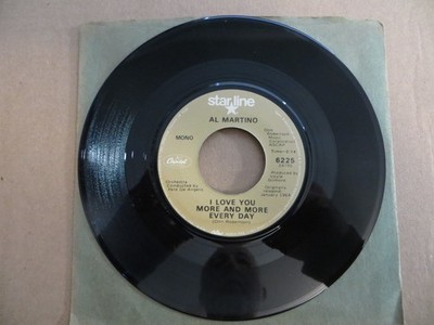 Al Martino   I Love You More & More Every Day / Daddy's Little Girl - 7'' 45 VG+