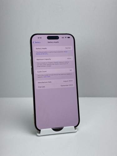 Apple iPhone 16 Pro Max A3084 512GB Desert! 9/10 condition! Unlocked! Warranty! - Picture 2 of 8