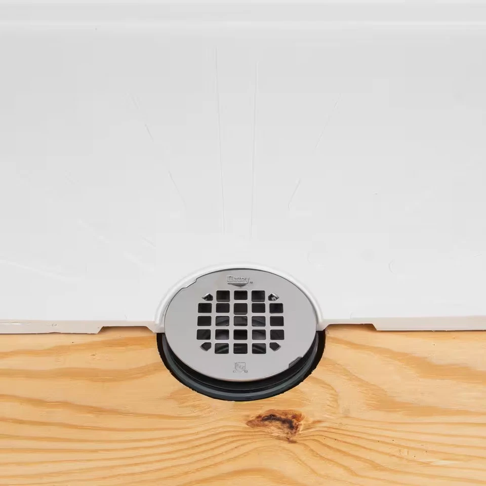 2 pol. Dreno de chuveiro de PVC com filtro de aço inoxidável encaixe - Imagem 3 de 4