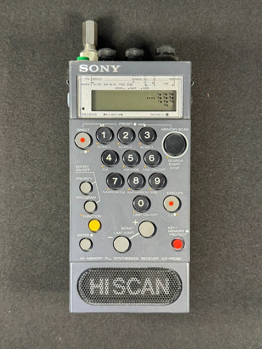 Sony ICF-PRO70 Portable Radio Receiver Shortwave AM/FM HI SCAN