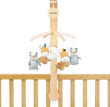 Nattou Giostrina in Legno con Carillon per Lettino FELIX & LEO