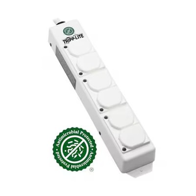 Tripp Lite Ps-606-Hgdg Outlet Strip, Hospital Grade, Dual Ground, 6 5-15R-Hg,