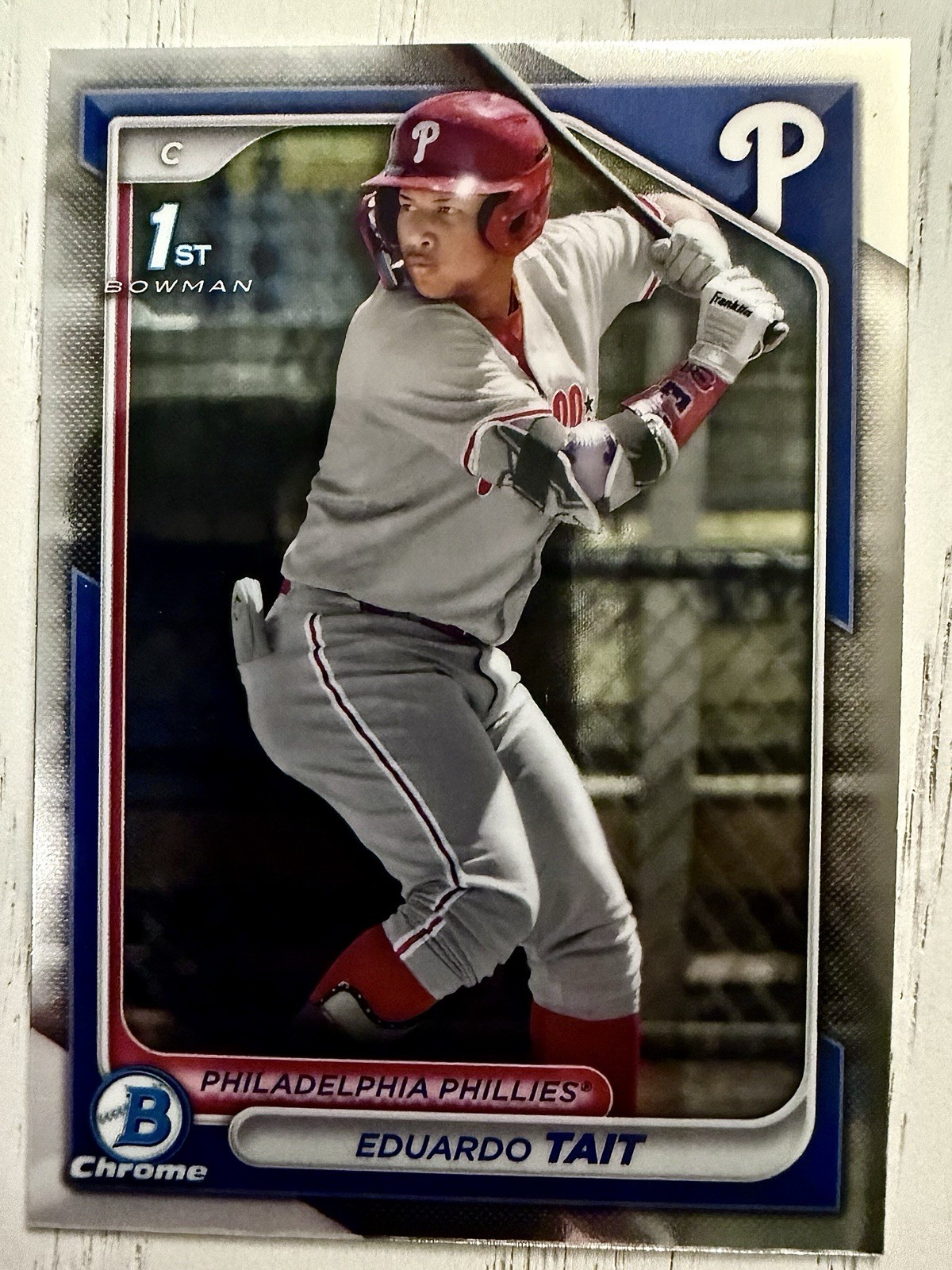 2024 1st Bowman Chrome Prospect Eduardo Tait #BCP-164 Phillies
