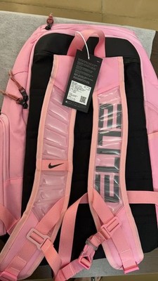 New Nike Unisex Hoops Elite Backpack, Pink and Black For Sport And  Travelling | eBay