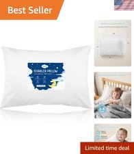 13x18 Ultra-Soft Toddler Pillow - Machine Washable, Perfect for Sleep  Travel