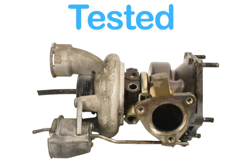 08-15 Porsche Cayenne 957 958 Turbo cargador lado conductor izquierdo 94812302653 OEM Foto 3 de 4