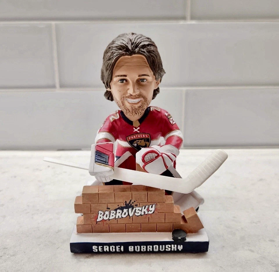 Brickwall Bob Bobblehead Sergei Bobrovsky Florida Panthers NHL Foto 4 de 4