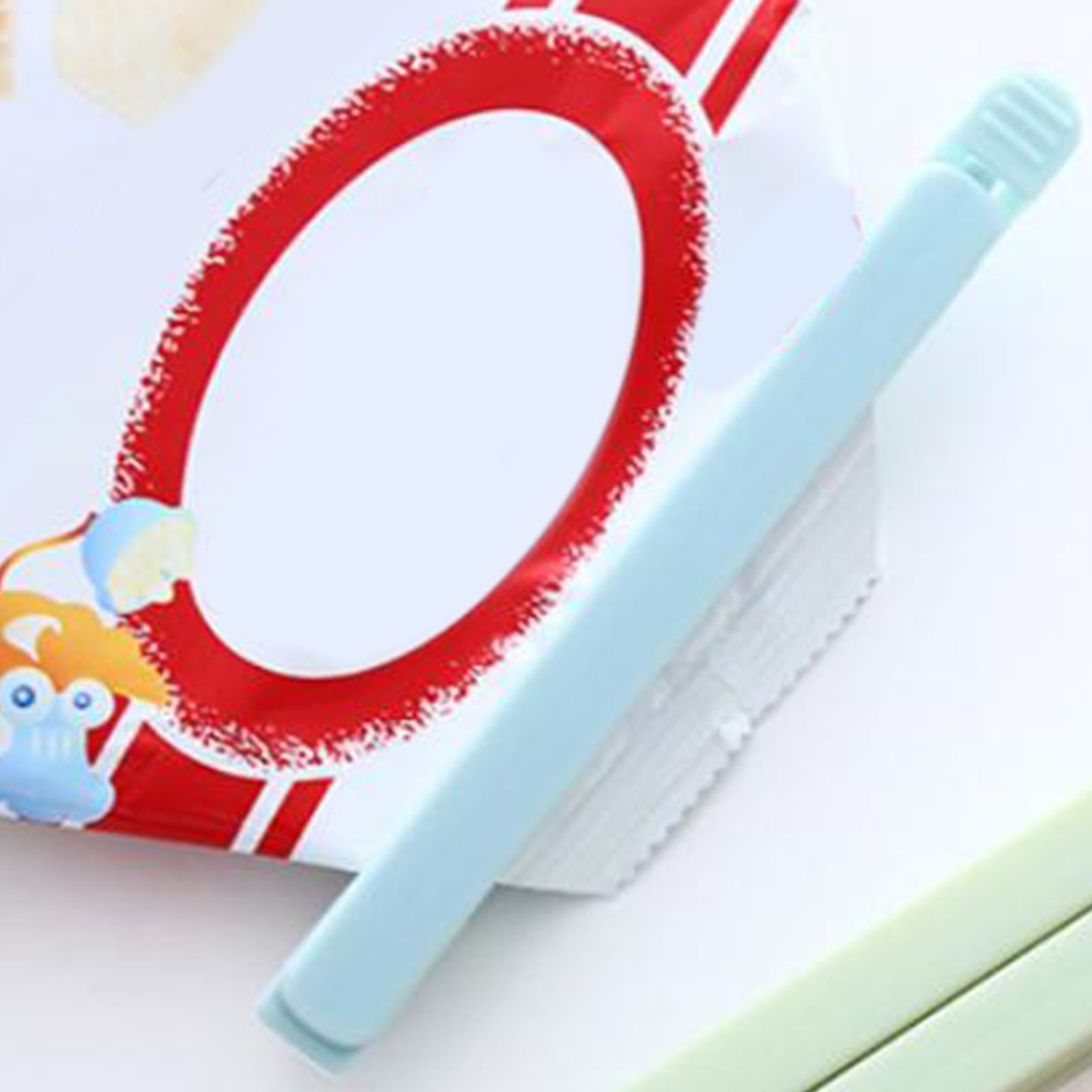 New 5Pcs Food Bag Sealing Clip Plastic Snack Package Storage Reusable Portable L