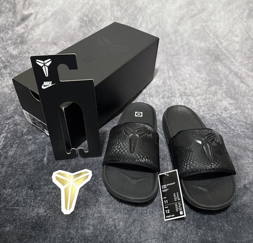 🔥✅Nike Kobe Offcourt Slide Größe 11 Schwarz IF2870 001 Brandneu✅🔥