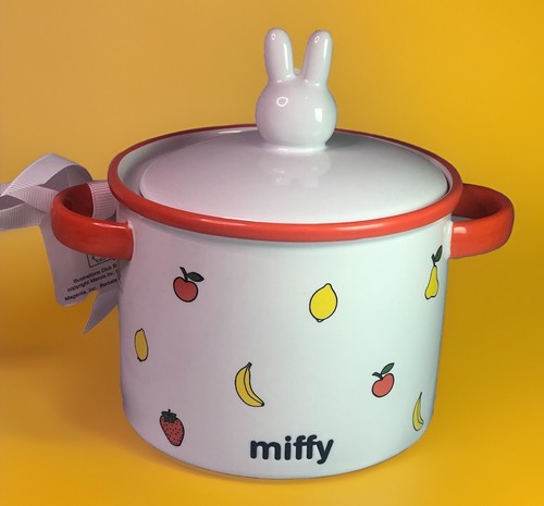 Miffy By Magenta MIFFY  Mini Baking Dish NEW 2025 Fruit Design Bunny Topper Lid - Picture 2 of 8